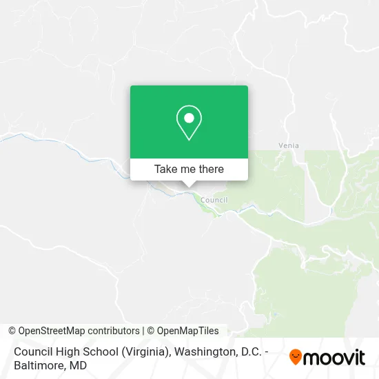 Council High School (Virginia) map