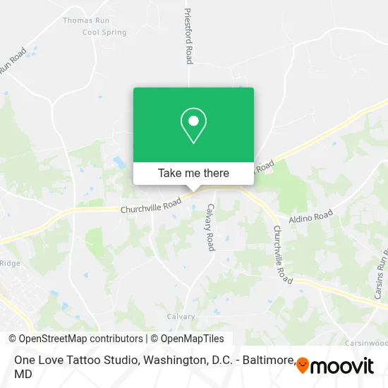 One Love Tattoo Studio map