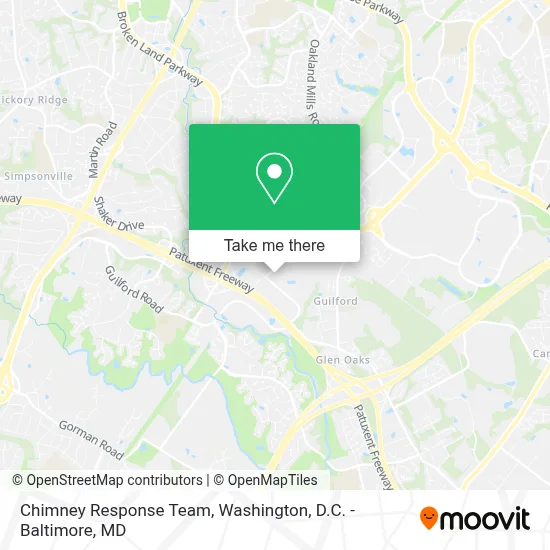 Chimney Response Team map