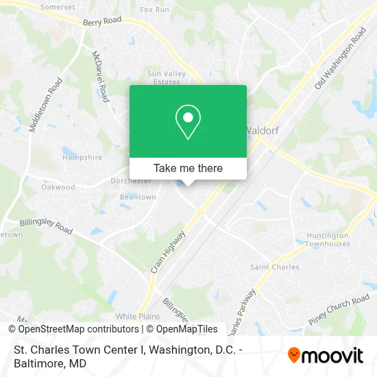 St. Charles Town Center I map
