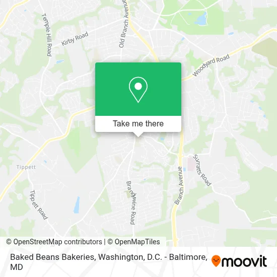 Baked Beans Bakeries map
