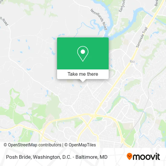 Posh Bride map
