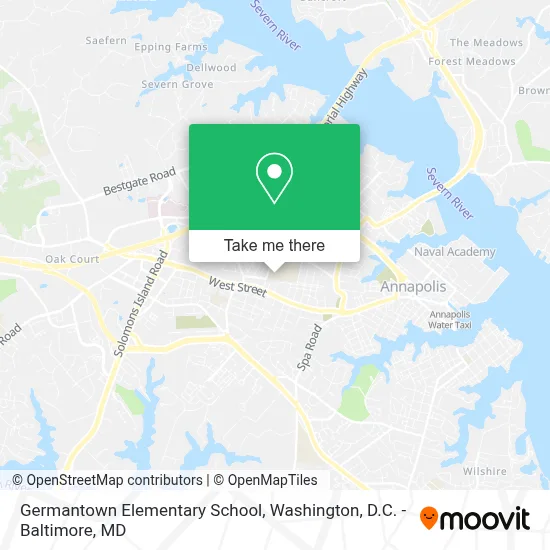 Germantown Elementary School map