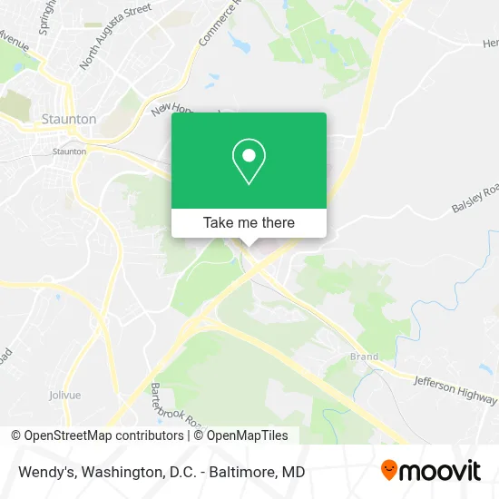 Wendy's map