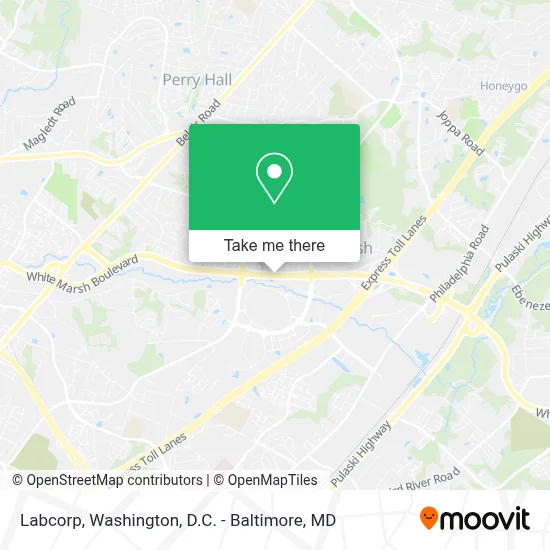 Labcorp map