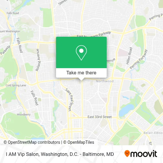 I AM Vip Salon map