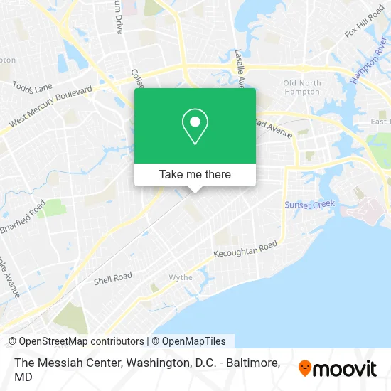 The Messiah Center map