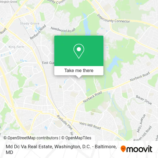 Md Dc Va Real Estate map