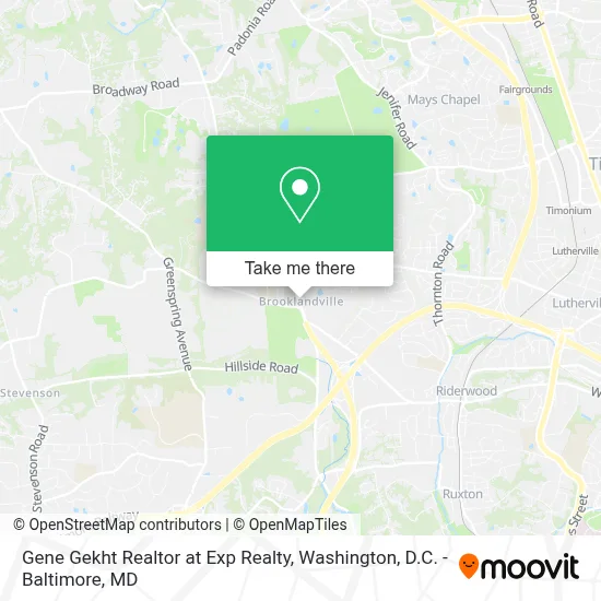 Gene Gekht Realtor at Exp Realty map