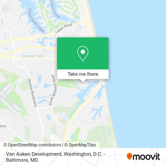 Van Auken Development map