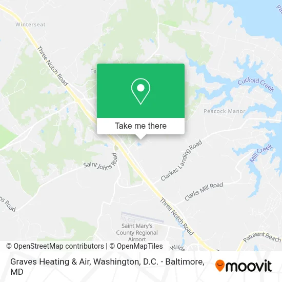 Graves Heating & Air map