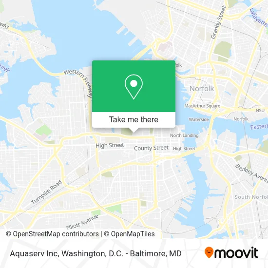 Aquaserv Inc map