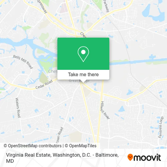 Virginia Real Estate map