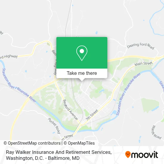 Ray Walker Insurance And Retirement Services map