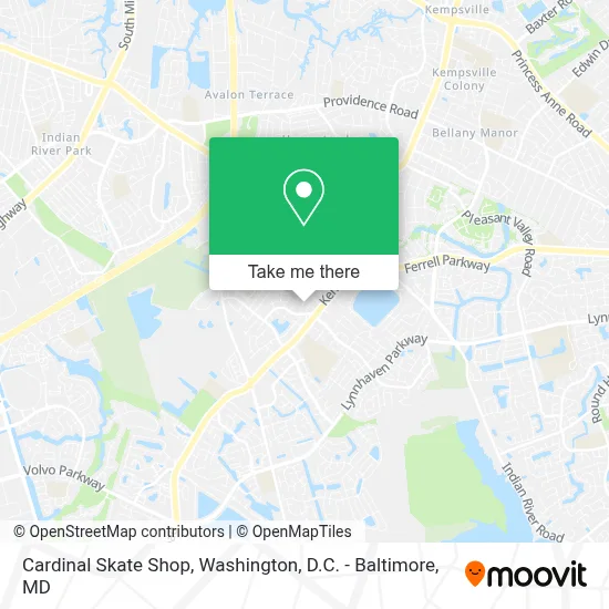Cardinal Skate Shop map