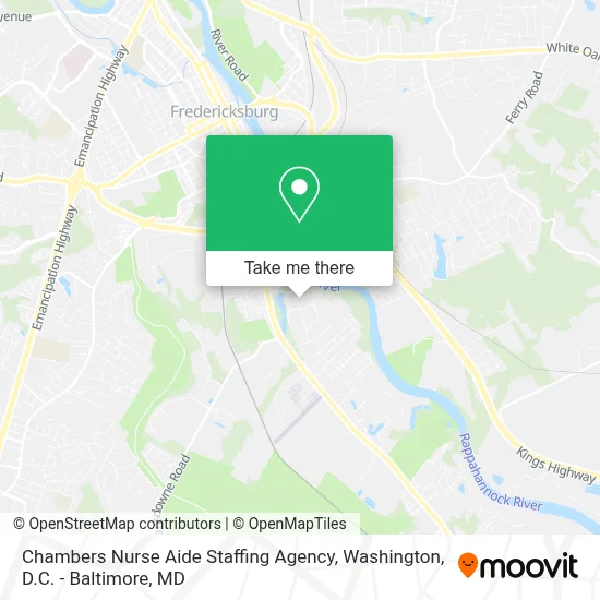 Chambers Nurse Aide Staffing Agency map