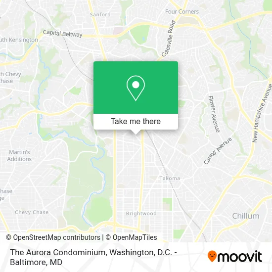 The Aurora Condominium map