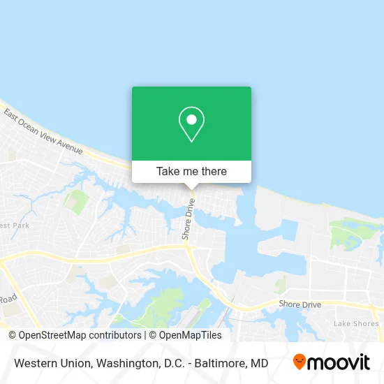 Western Union map