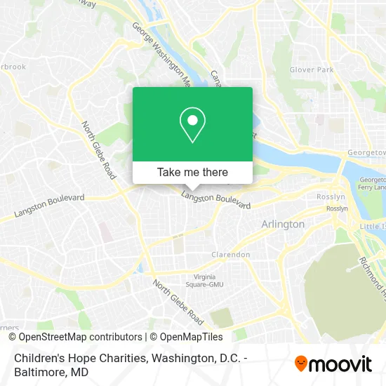 Children's Hope Charities map
