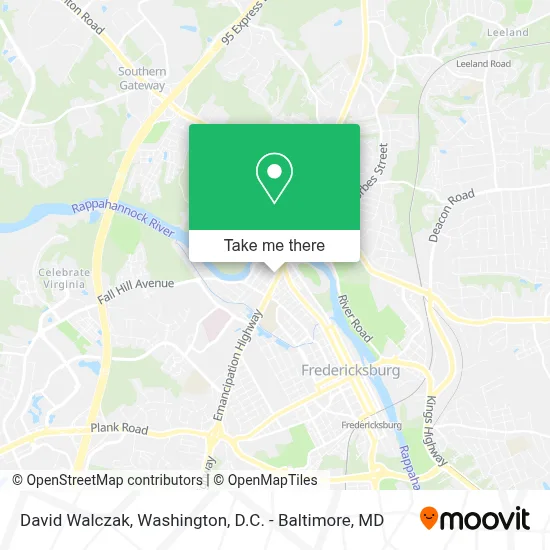 David Walczak map