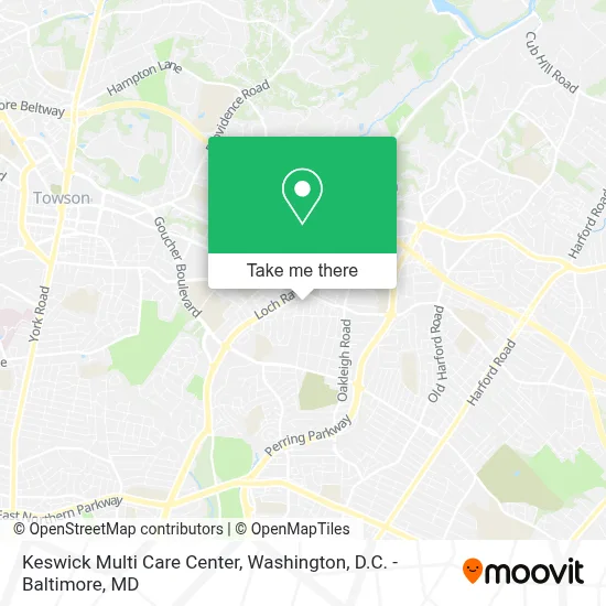 Keswick Multi Care Center map