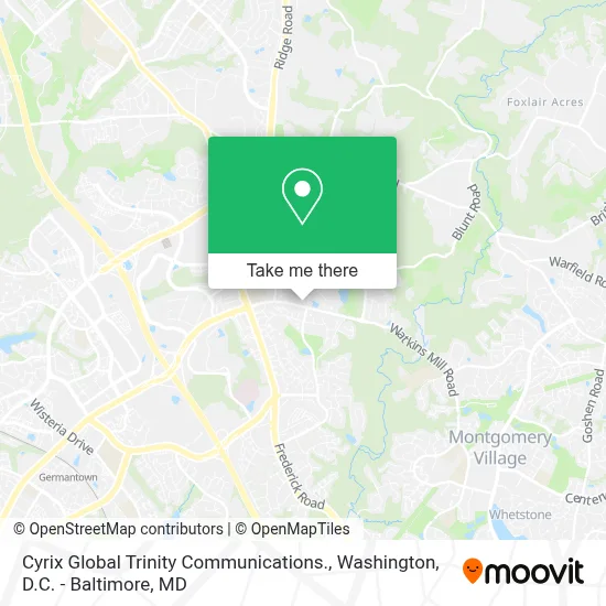Cyrix Global Trinity Communications. map