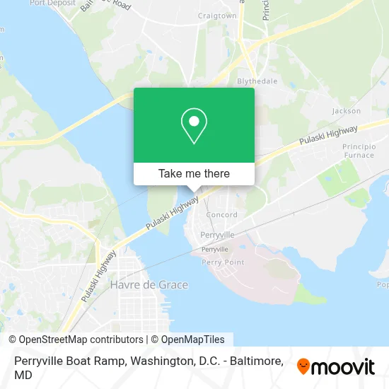 Perryville Boat Ramp map