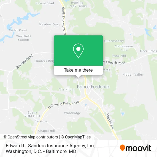 Edward L. Sanders Insurance Agency, Inc map