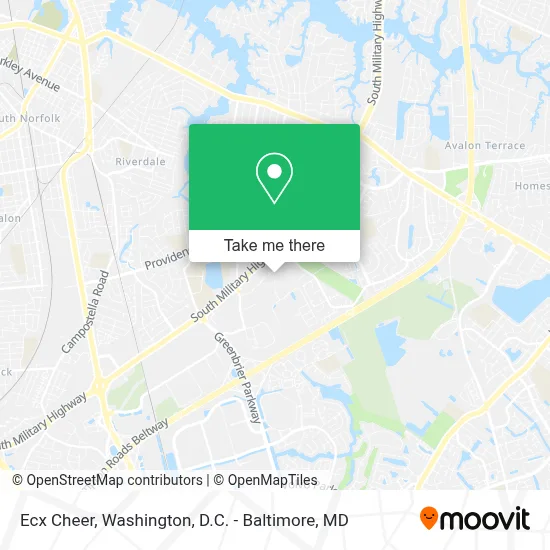 Ecx Cheer map