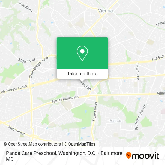 Panda Care Preschool map