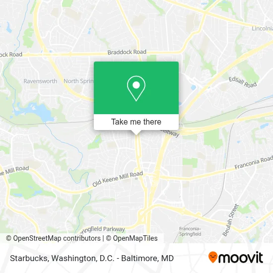 Starbucks map