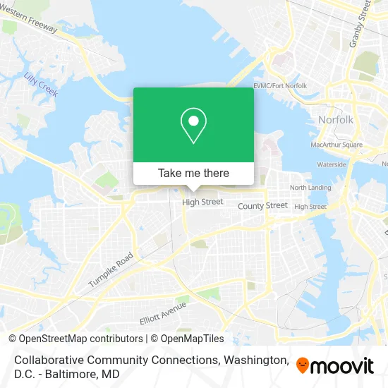 Collaborative Community Connections map