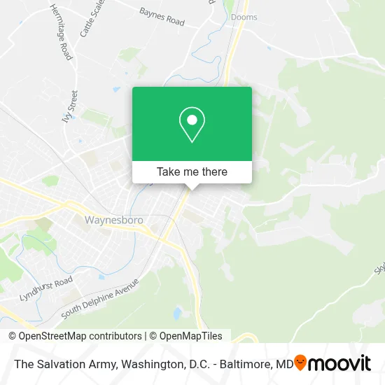 The Salvation Army map