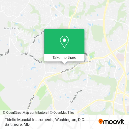 Fidelis Muscial Instruments map