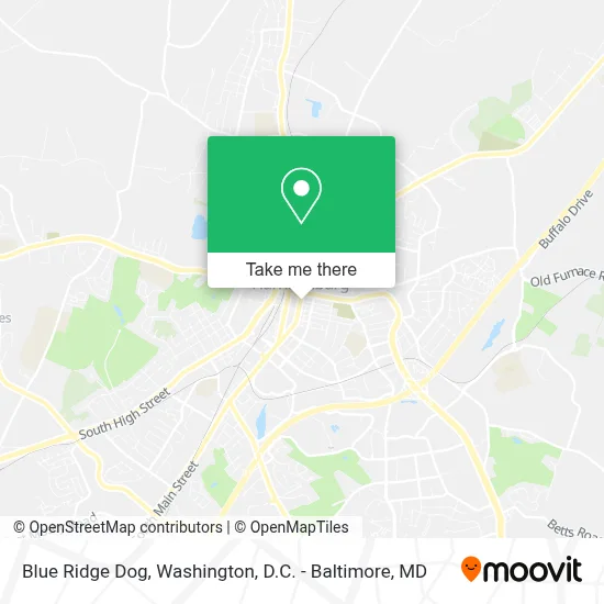 Blue Ridge Dog map