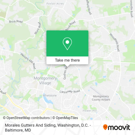 Morales Gutters And Siding map