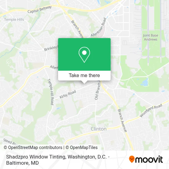 Shadzpro Window Tinting map