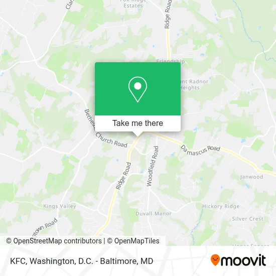 Kfc map