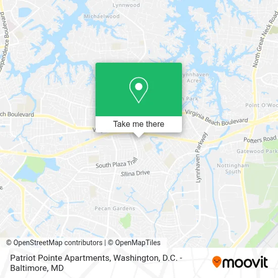 Patriot Pointe Apartments map