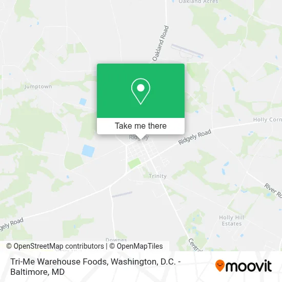 Tri-Me Warehouse Foods map