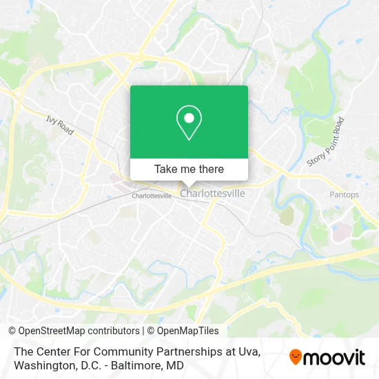 The Center For Community Partnerships at Uva map