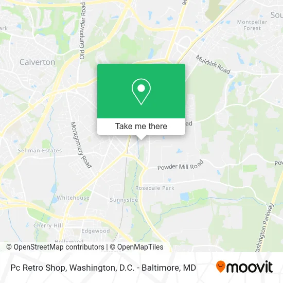 Pc Retro Shop map