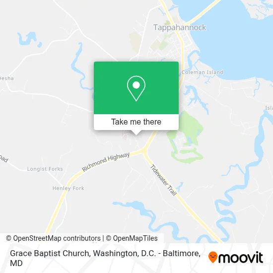 Grace Baptist Church map