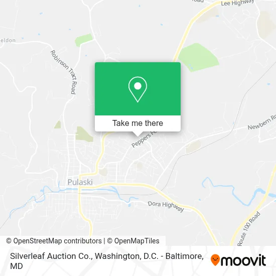 Silverleaf Auction Co. map