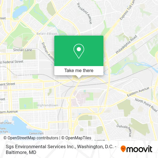 Sgs Environmental Services Inc. map