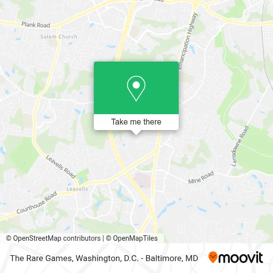 The Rare Games map