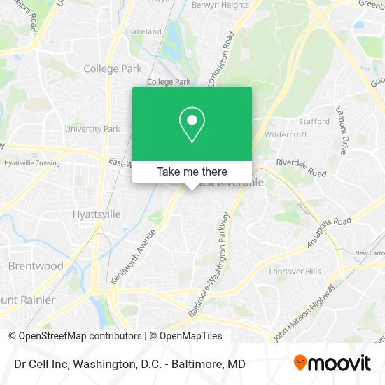 Dr Cell Inc map