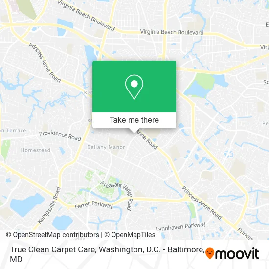True Clean Carpet Care map