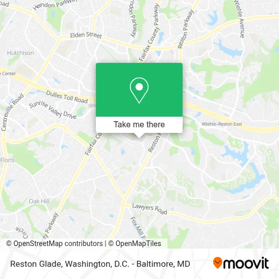 Reston Glade map