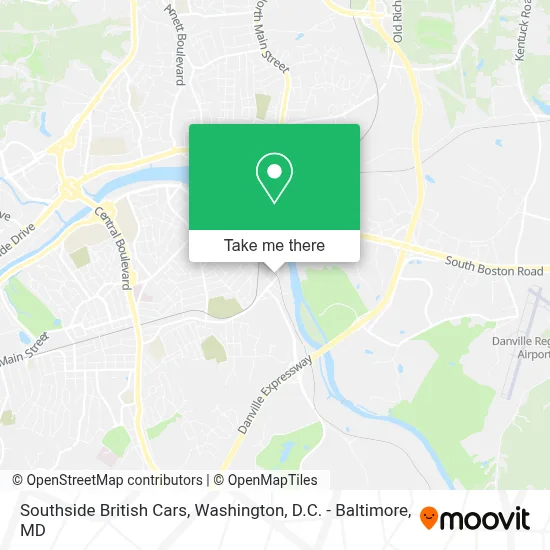 Southside British Cars map